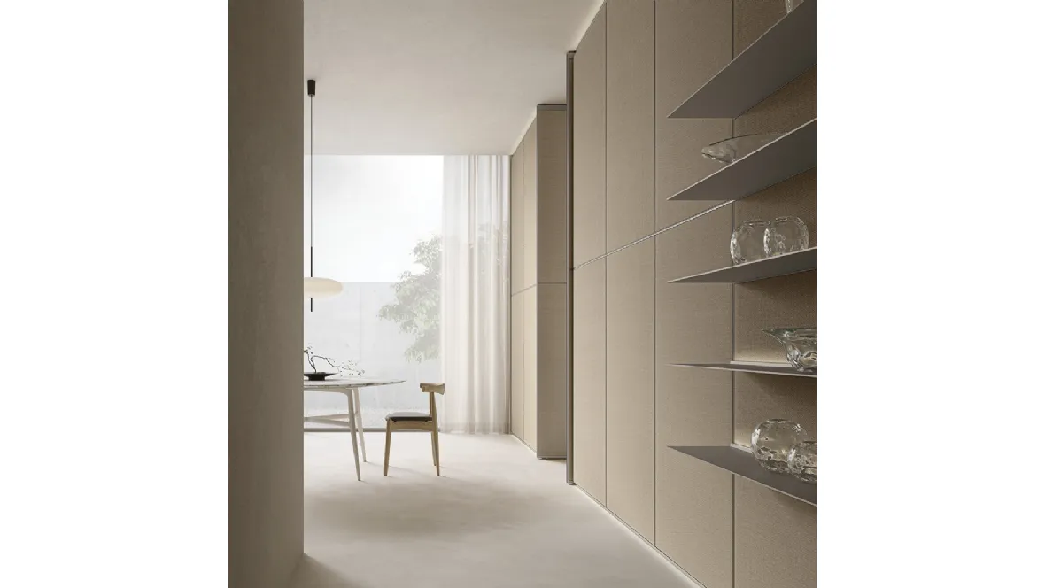 Boiserie Modulor Rafia di Rimadesio