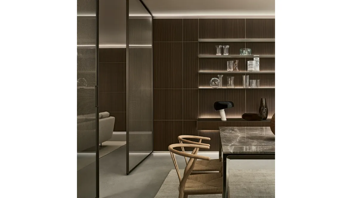 Boiserie Modulor Rovere Termotrattato di Rimadesio