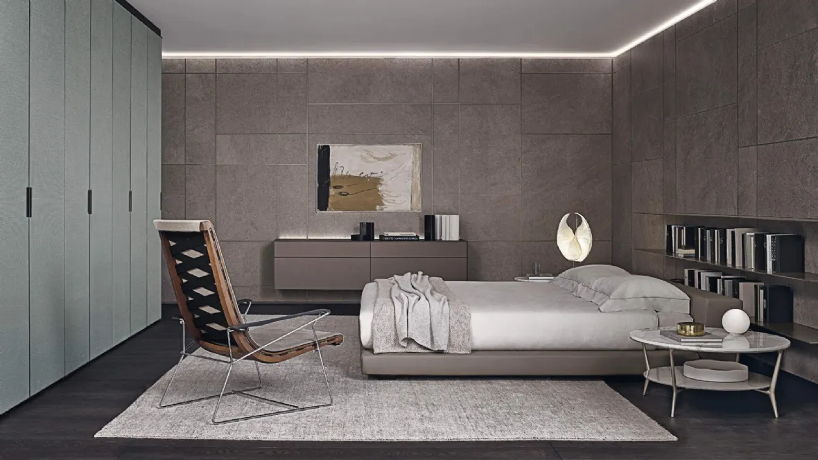 Boiserie Modulor Gres Moka di Rimadesio