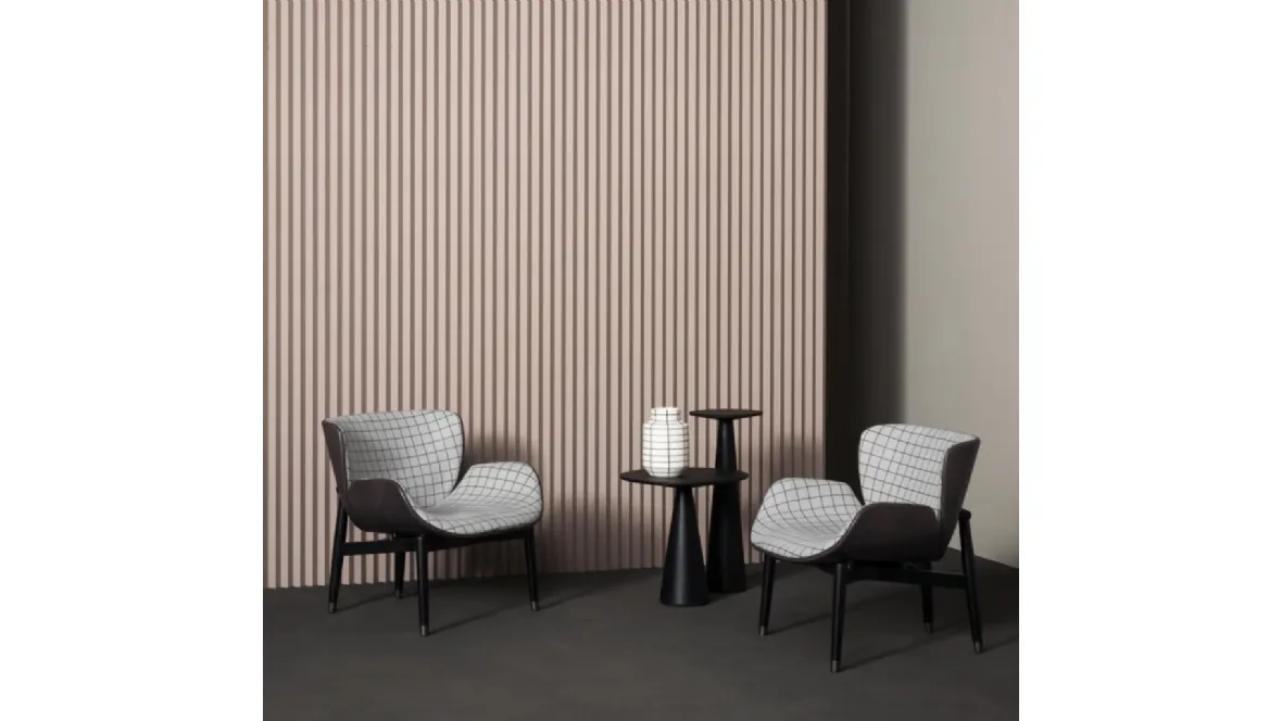 Tavolino in agglomerato di cemento Jove di Baxter