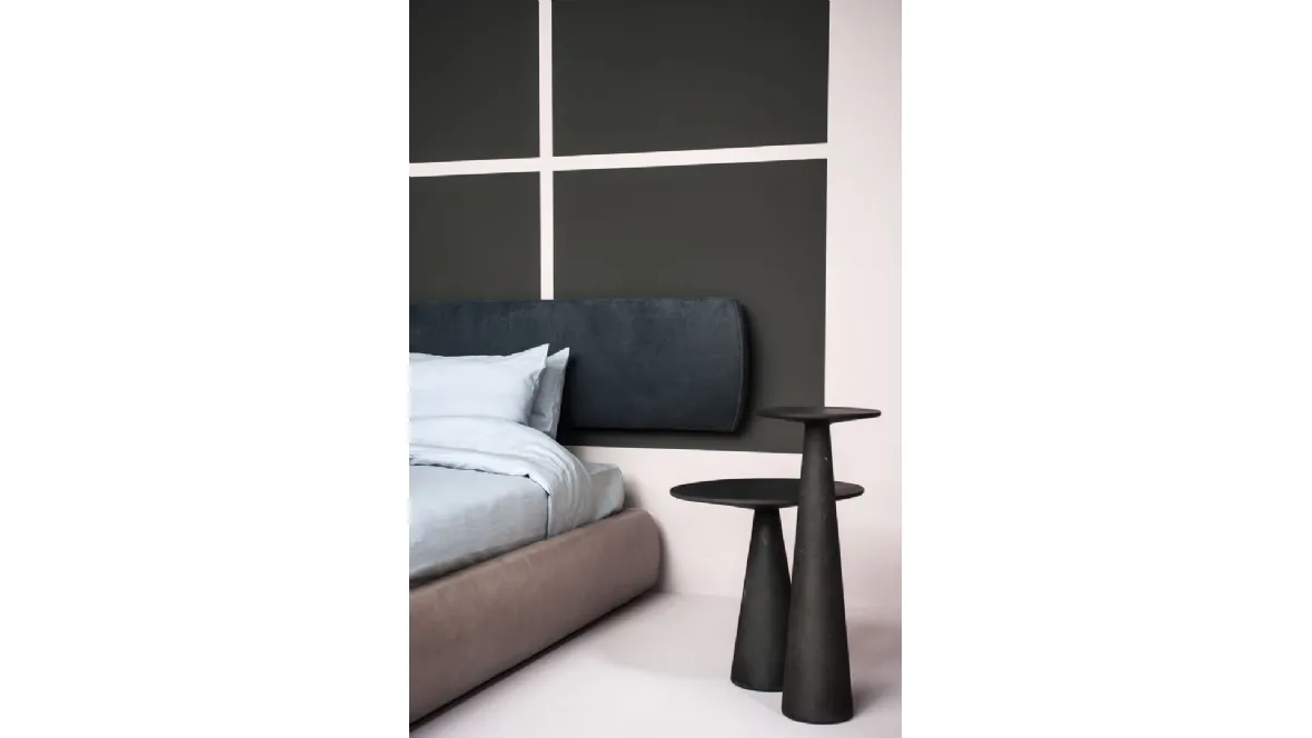 Tavolino in agglomerato di cemento Jove di Baxter