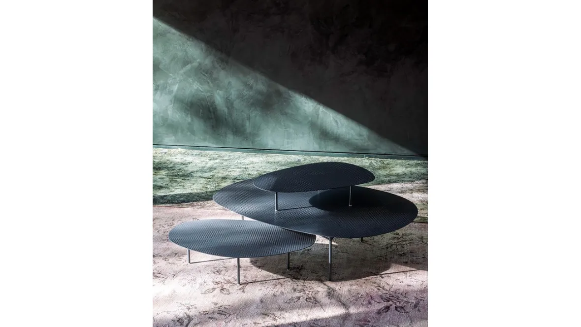 Tavolino in acciaio Cloud di Moroso