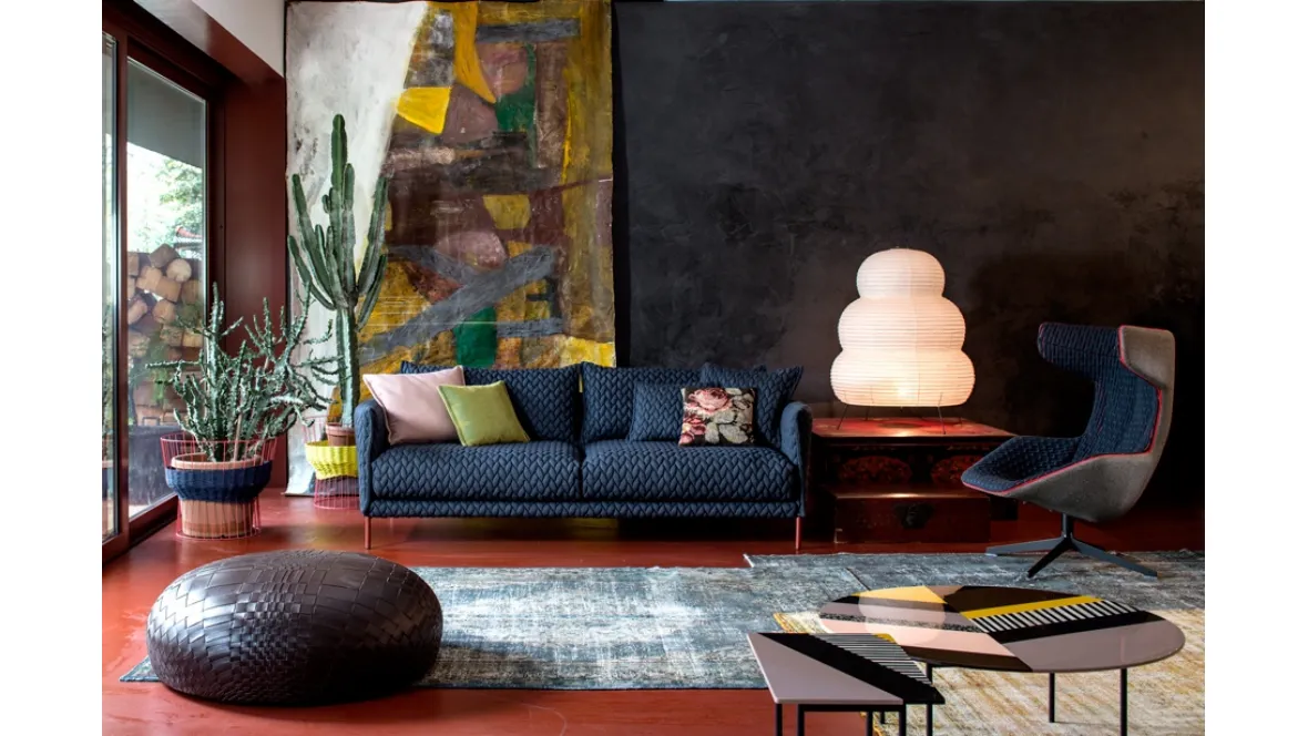 Tavolino in plexiglass Fishbone di Moroso