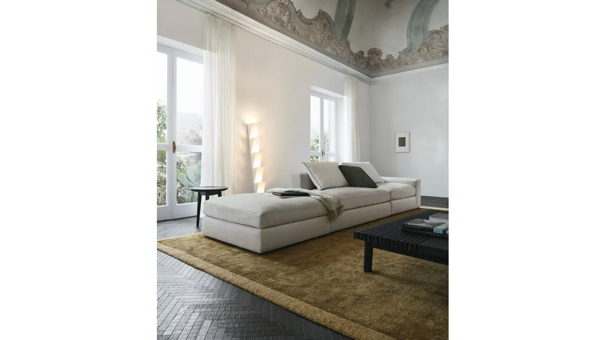 Tappeto Frame colore gold di Poliform