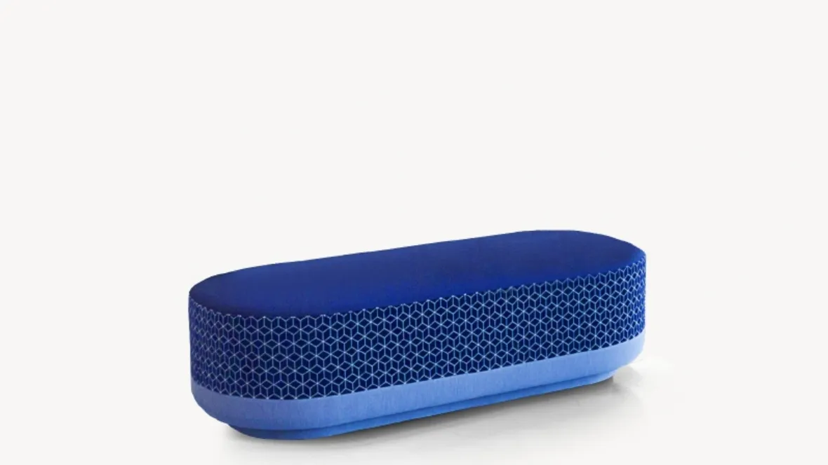 Pouf Juju in tessuto di Moroso