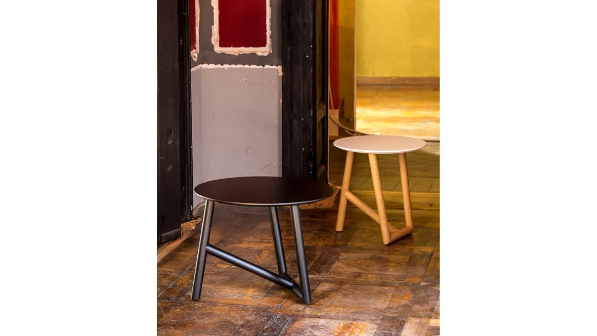 Tavolino in MDF laccato opaco Klara di Moroso