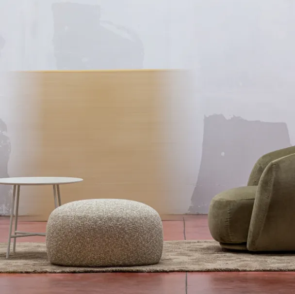 Pouf rotondo Pacific di Moroso