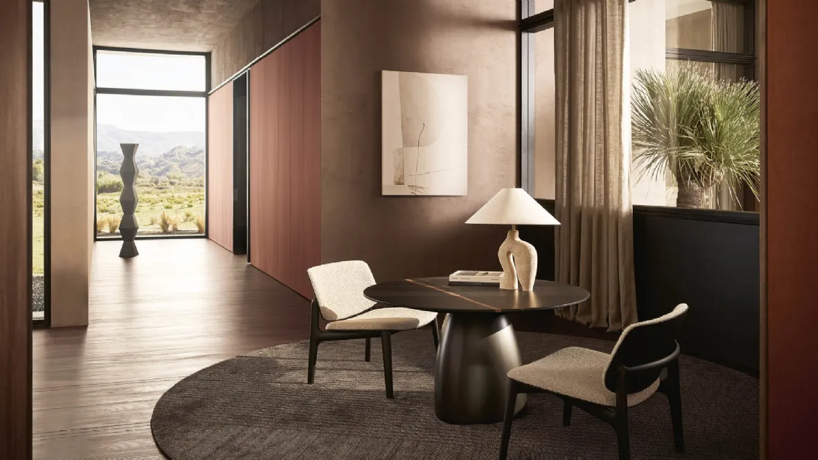 Tappeto rotondo Shindo di Poliform