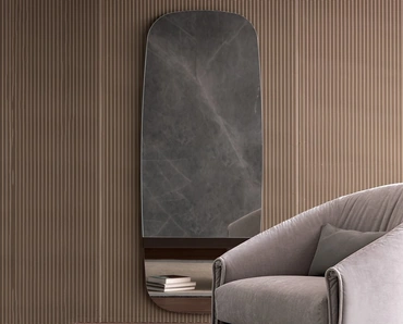 Specchio ovale da parete Lake di Bonaldo