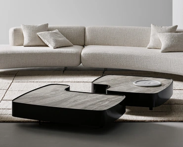 Tavolino Aspen con top in ceramica di Bonaldo