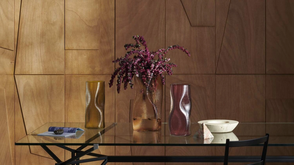 Vaso in vetro Coral di Cassina