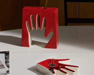 Vaso Impronta in ceramica di Cassina
