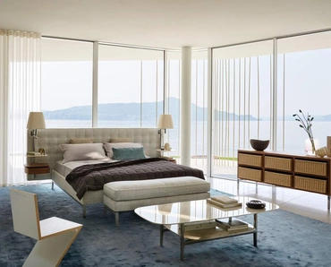 Tavolino Volage EX-S Coffee Table in marmo con bordi arrotondati di Cassina