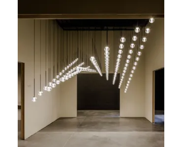 Lampada a sospensione Algorithm grid di Vibia