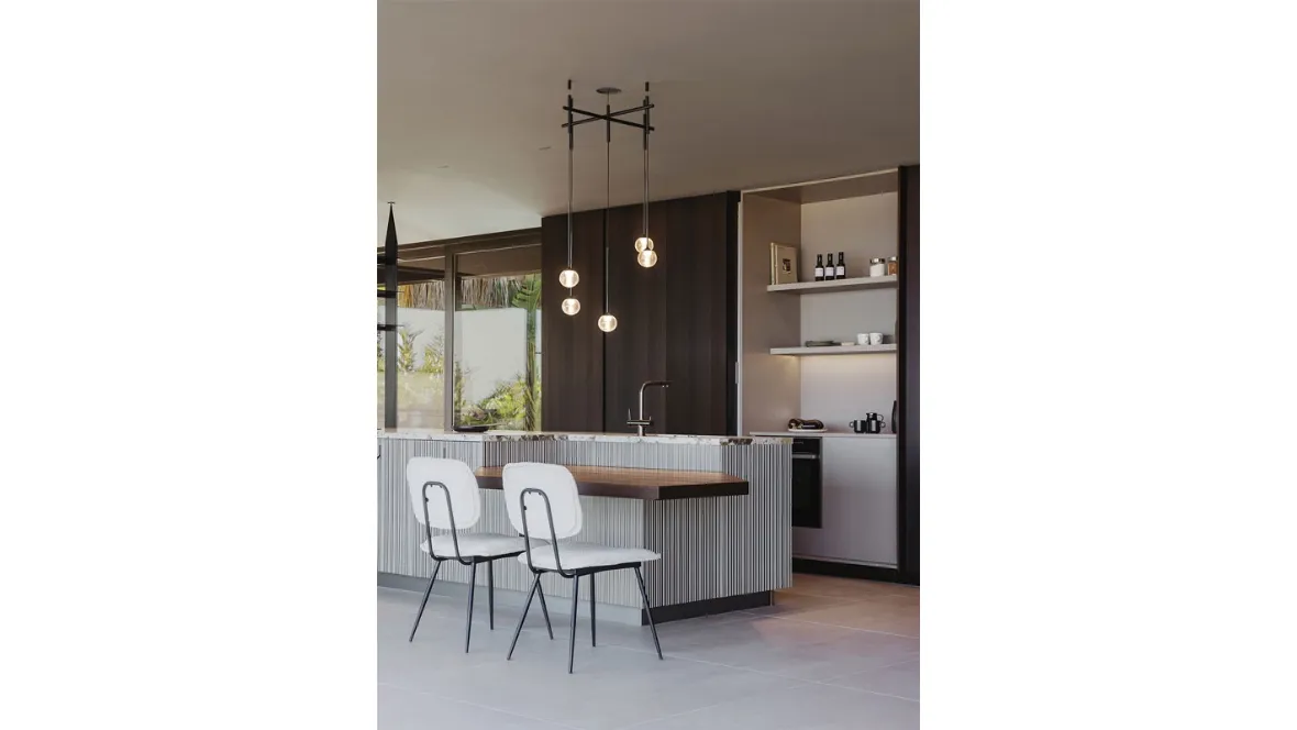 Lampada a sospensione Algorithm grid di Vibia