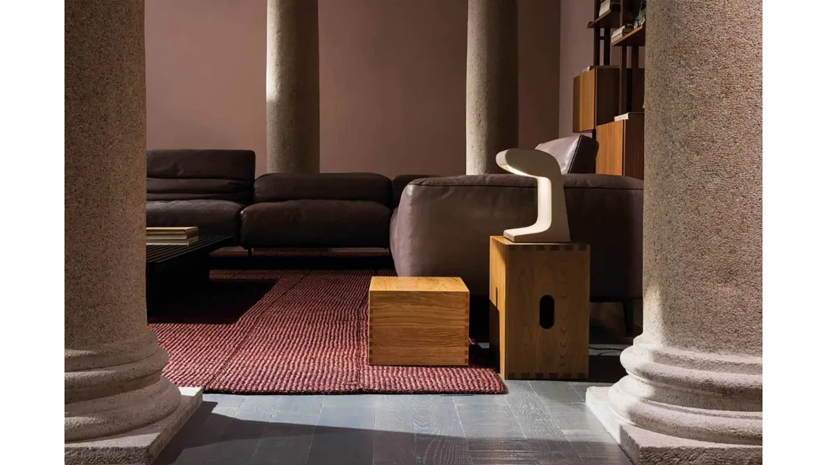 Lampada da tavolo Borne Béton Petite di Nemo