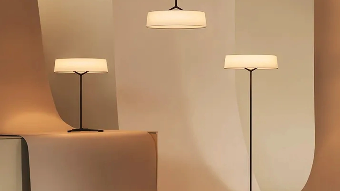 Lampada a sospensione in pergamena Dama di Vibia