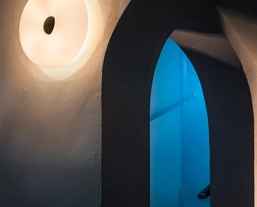 Lampada da parete in vetro soffiato Circus di Foscarini