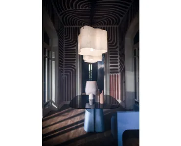 Lampada a sospensione in vetroresina Nuvola di Baxter