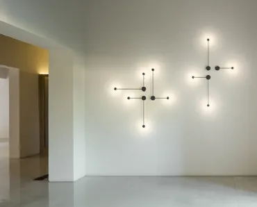 Lampada da parete Pin di Vibia