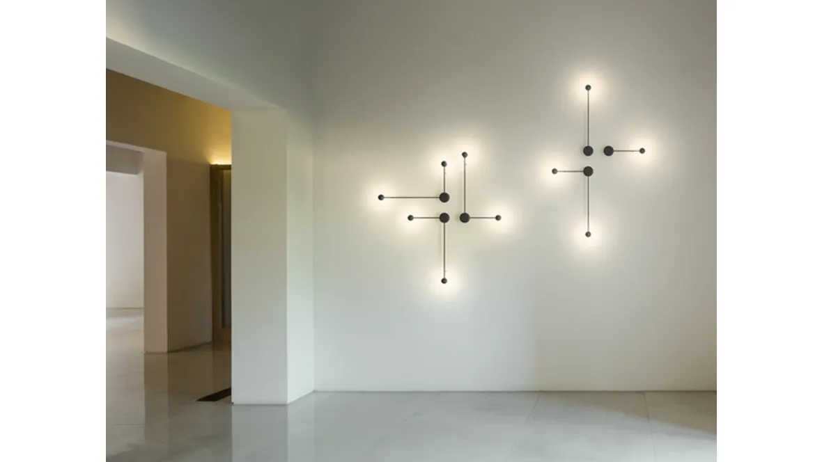 Lampada da parete Pin di Vibia