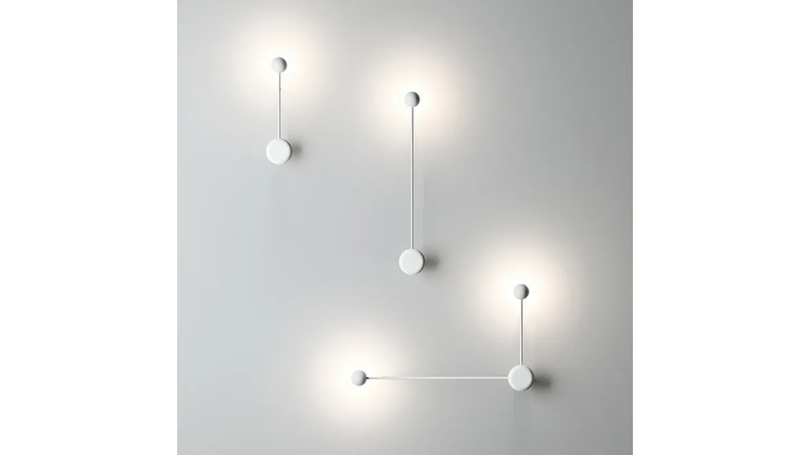 Lampada da parete Pin di Vibia