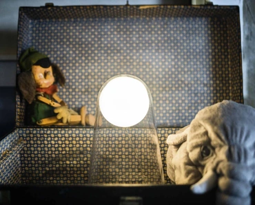 Lampada da tavolo Satellight in vetro soffiato di Foscarini