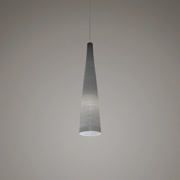 Lampada a sospensione in fibra di vetro e carbonio Tite di Foscarini