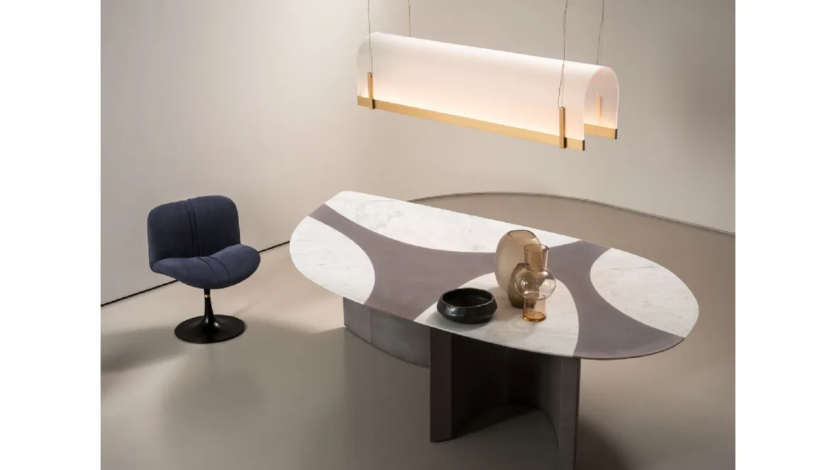 Lampada a sospensione Tunnel in metacrilato di Baxter