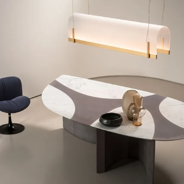 Lampada a sospensione Tunnel in metacrilato di Baxter