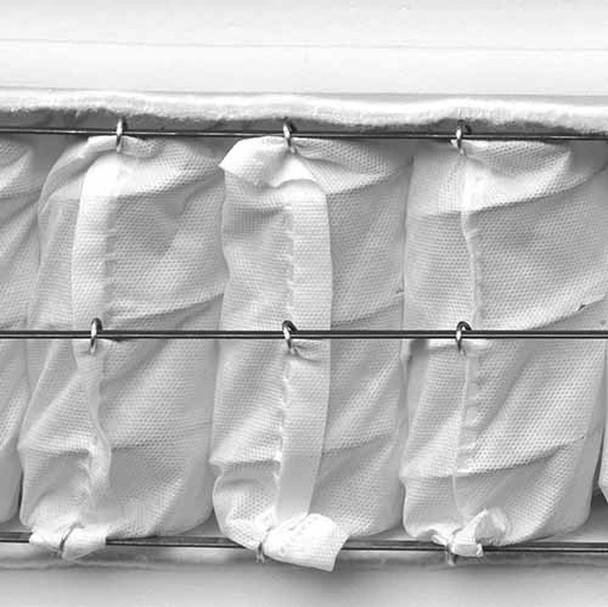 Materasso Molle insacchettate per reti a movimento di Flou