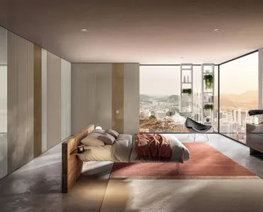 Armadio angolare Flapp 1164 di Lago