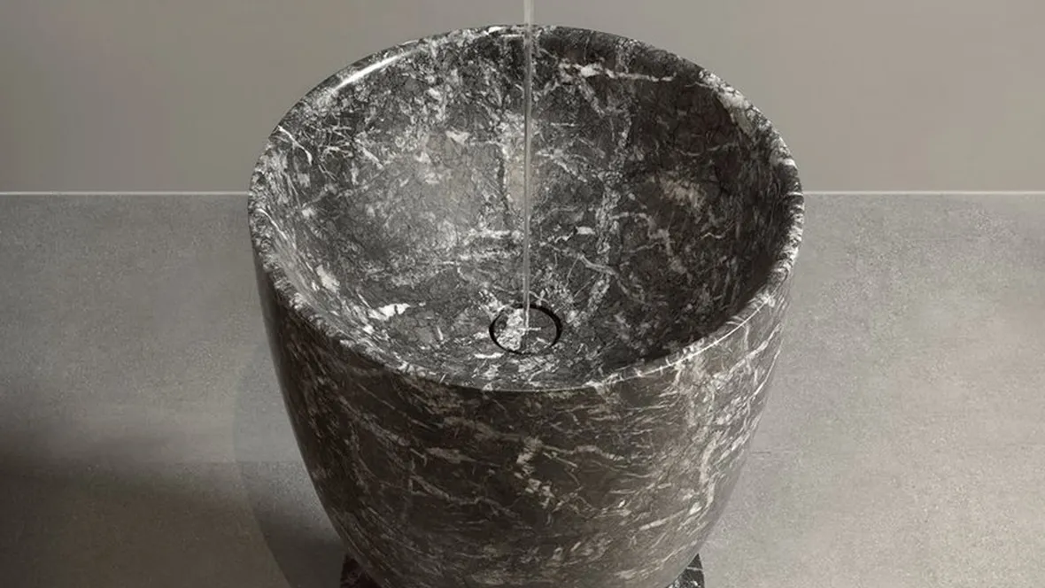 Lavabo freestanding in marmo Arcadia di Antoniolupi