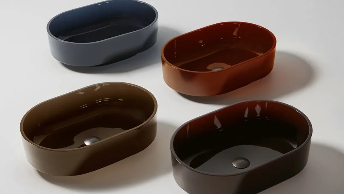 Lavabo in cristallo Borghi60 di Antoniolupi