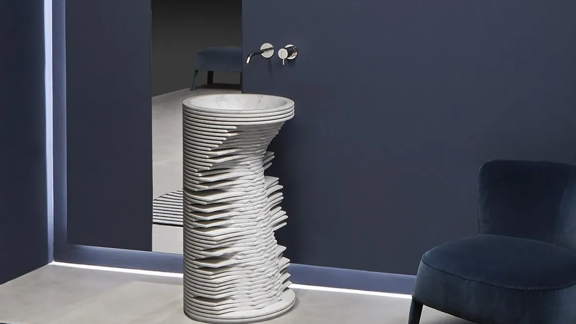 Lavabo di design Introverso di Antoniolupi