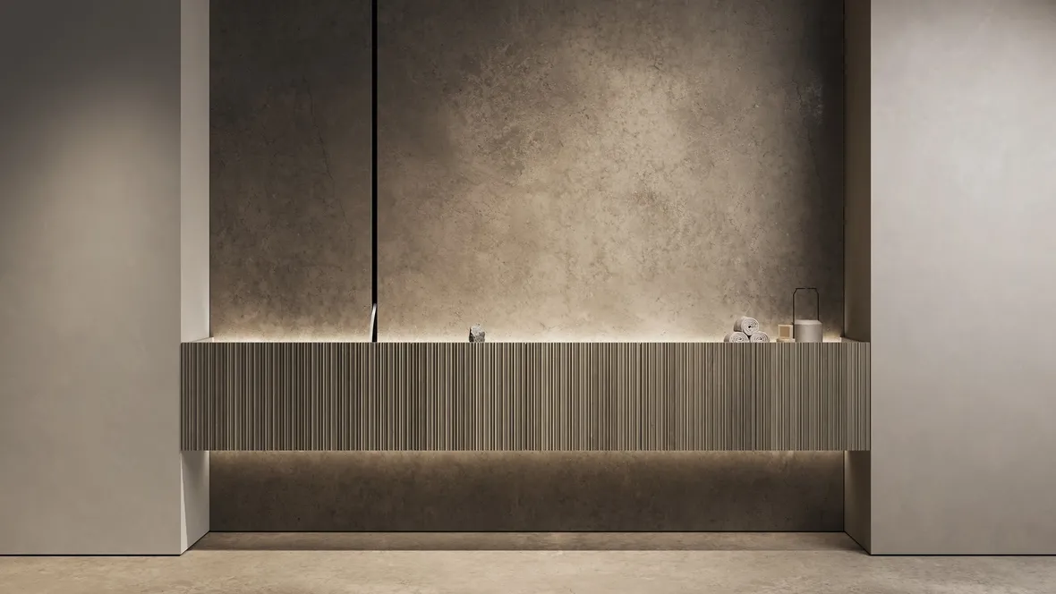 Mobile da Bagno sospeso Linedacqua di Antoniolupi