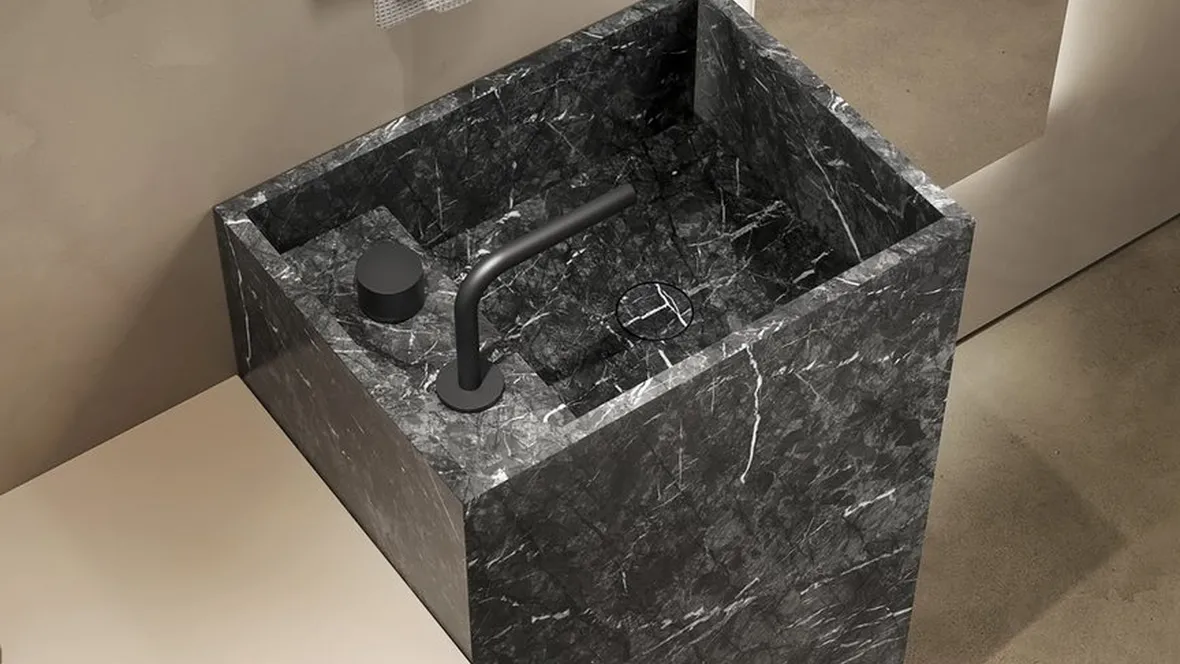 Lavabo in marmo lavico MyStreet Floor di Antoniolupi