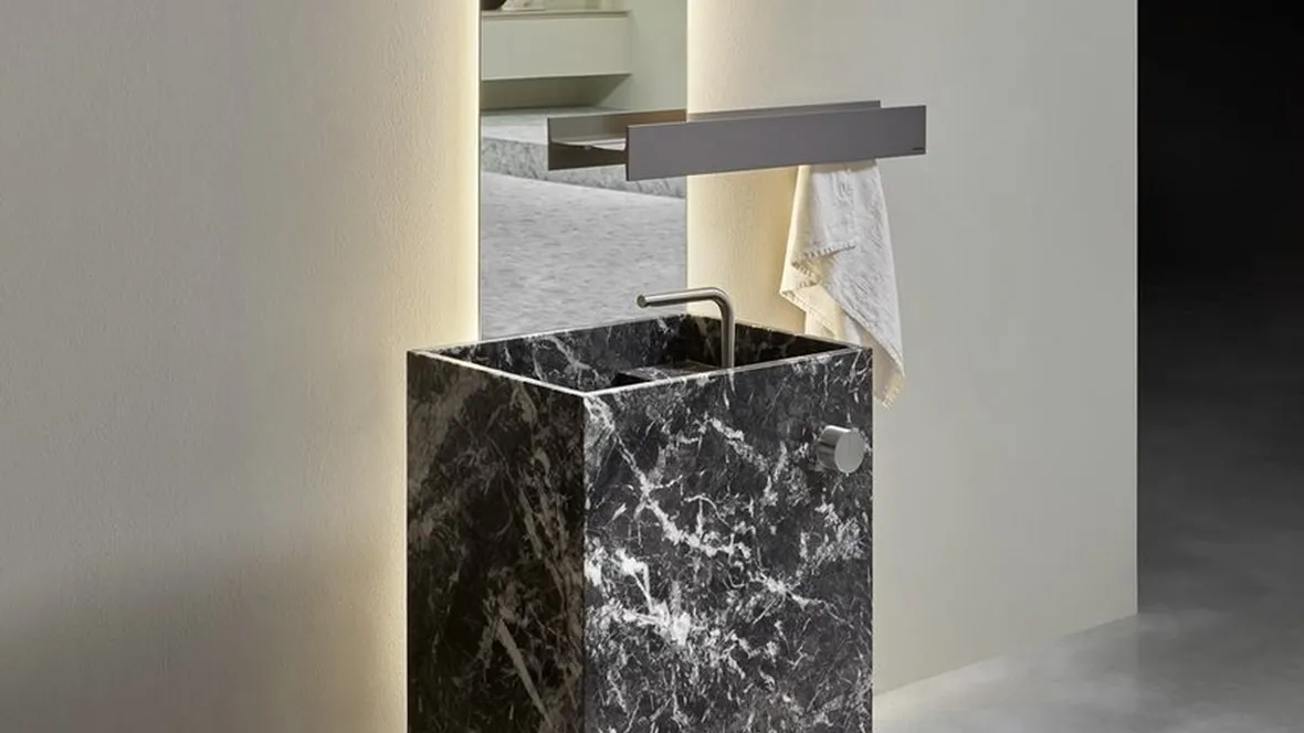 Lavabo in marmo lavico MyStreet Floor di Antoniolupi