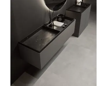 Mobile da Bagno Nabatei Basalto di Antoniolupi