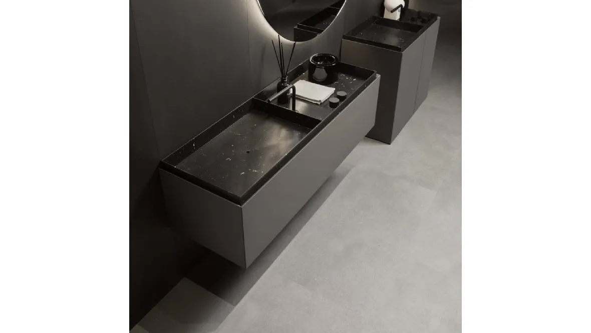 Mobile da Bagno Nabatei Basalto di Antoniolupi