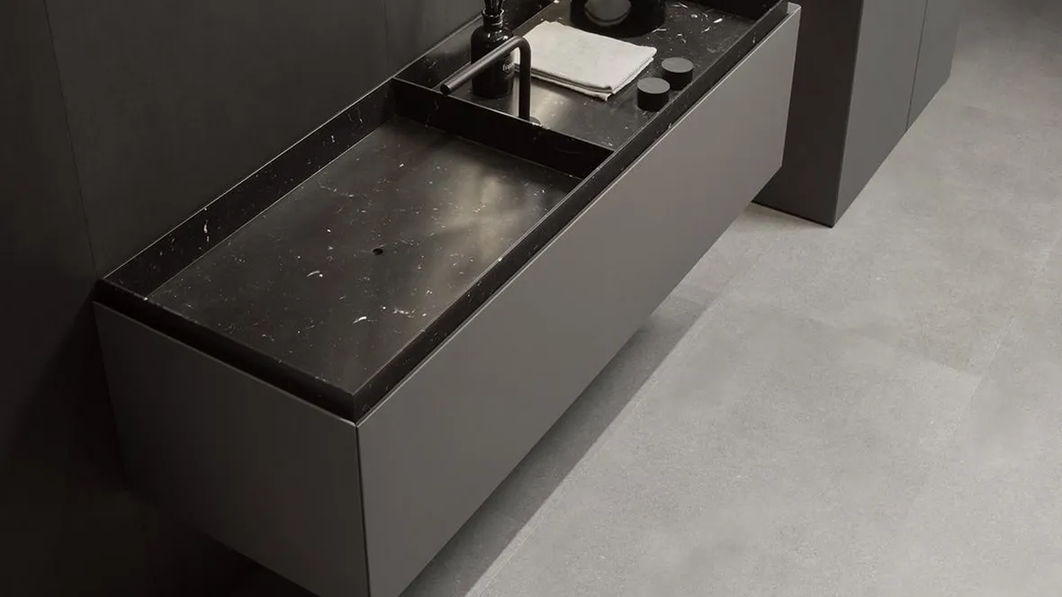 Mobile da Bagno sospeso Nabatei Basalto di Antoniolupi