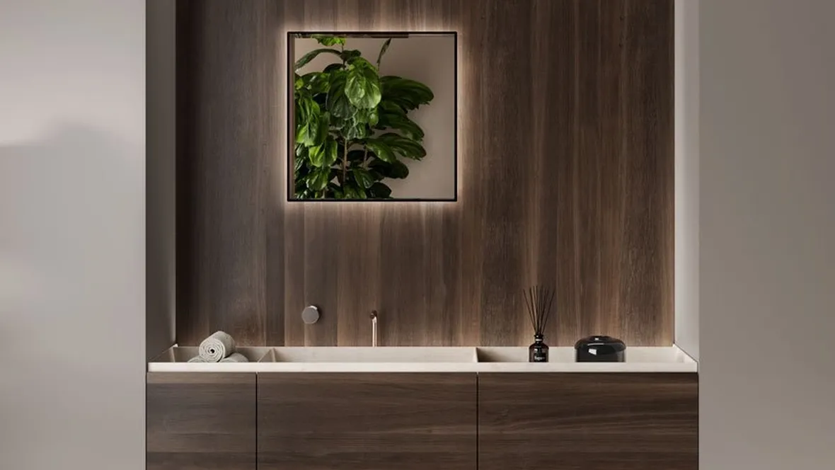 Mobile da Bagno sospeso Nabatei in Rovere di Antoniolupi