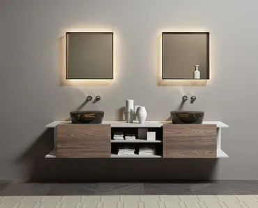 Mobile da Bagno sospeso Nemesis in Rovere di Antoniolupi