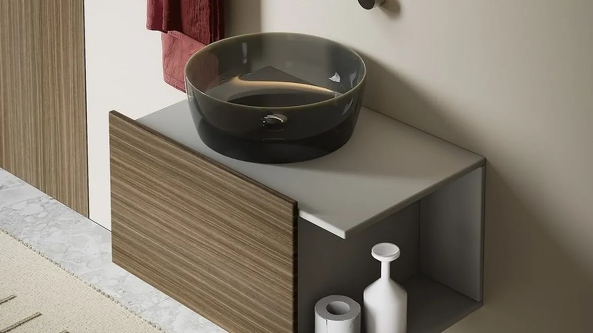 Mobile da Bagno sospeso Nemesis in Rovere di Antoniolupi