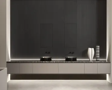 Mobile da Bagno sospeso Okura di Antoniolupi