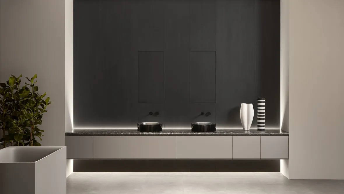 Mobile da Bagno sospeso Okura di Antoniolupi