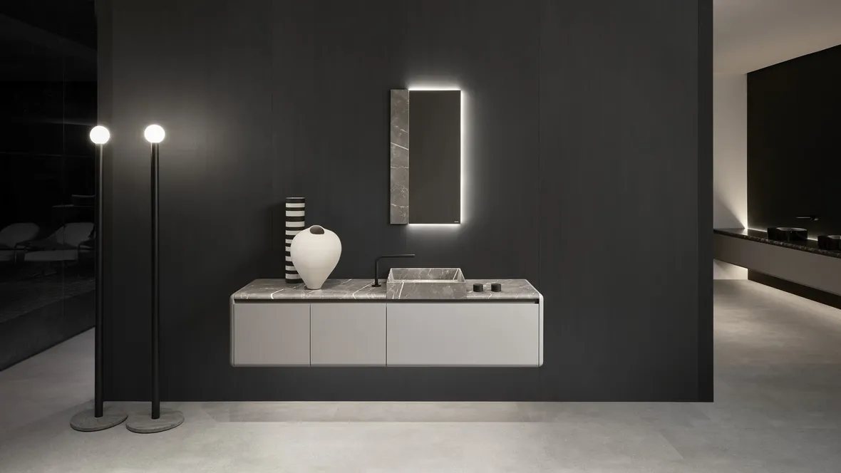 Mobile da Bagno sospeso Okura di Antoniolupi