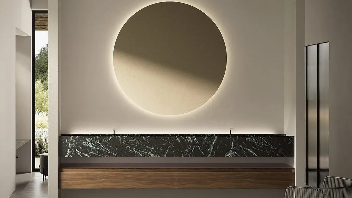 Mobile da Bagno Panta Rei in legno di Antoniolupi