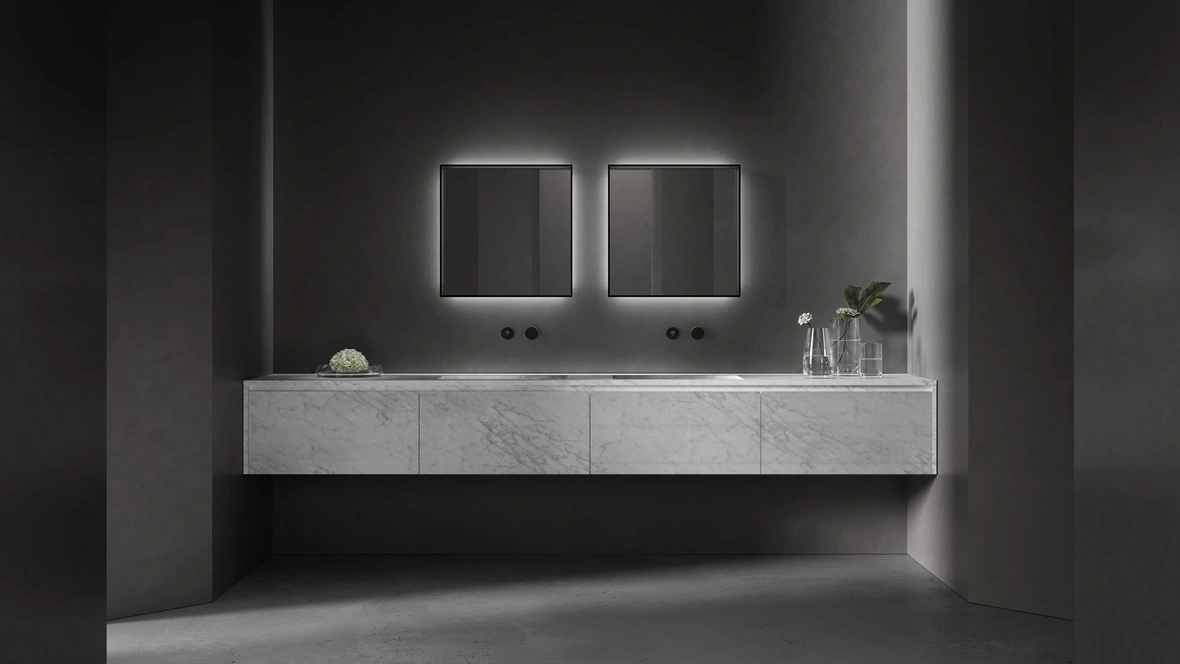 Mobile da Bagno Piana_Stone in marmo di Antoniolupi