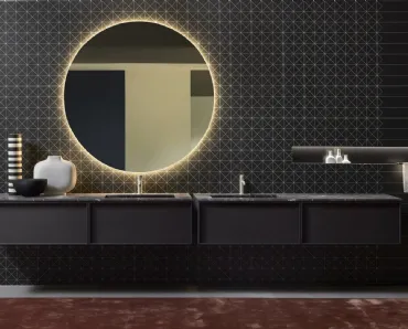 Mobile da Bagno Riquadro Rovere Matita di Antoniolupi